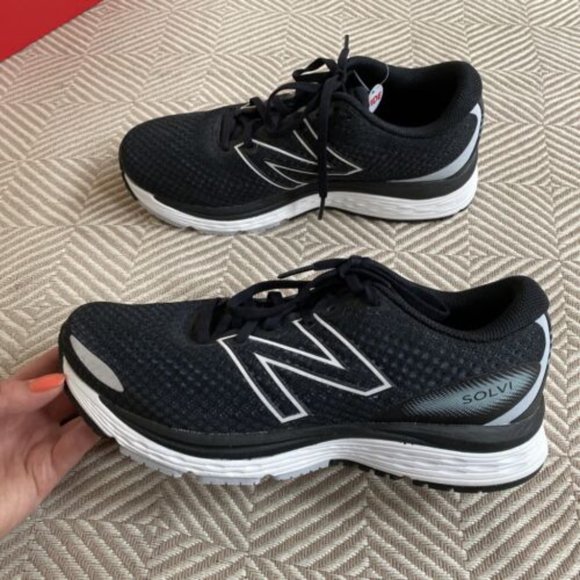 New Balance Running Shoes 9 WIDE Black Training Sneakers Solvi v3 WSOLVLK3 - Picture 4 of 12